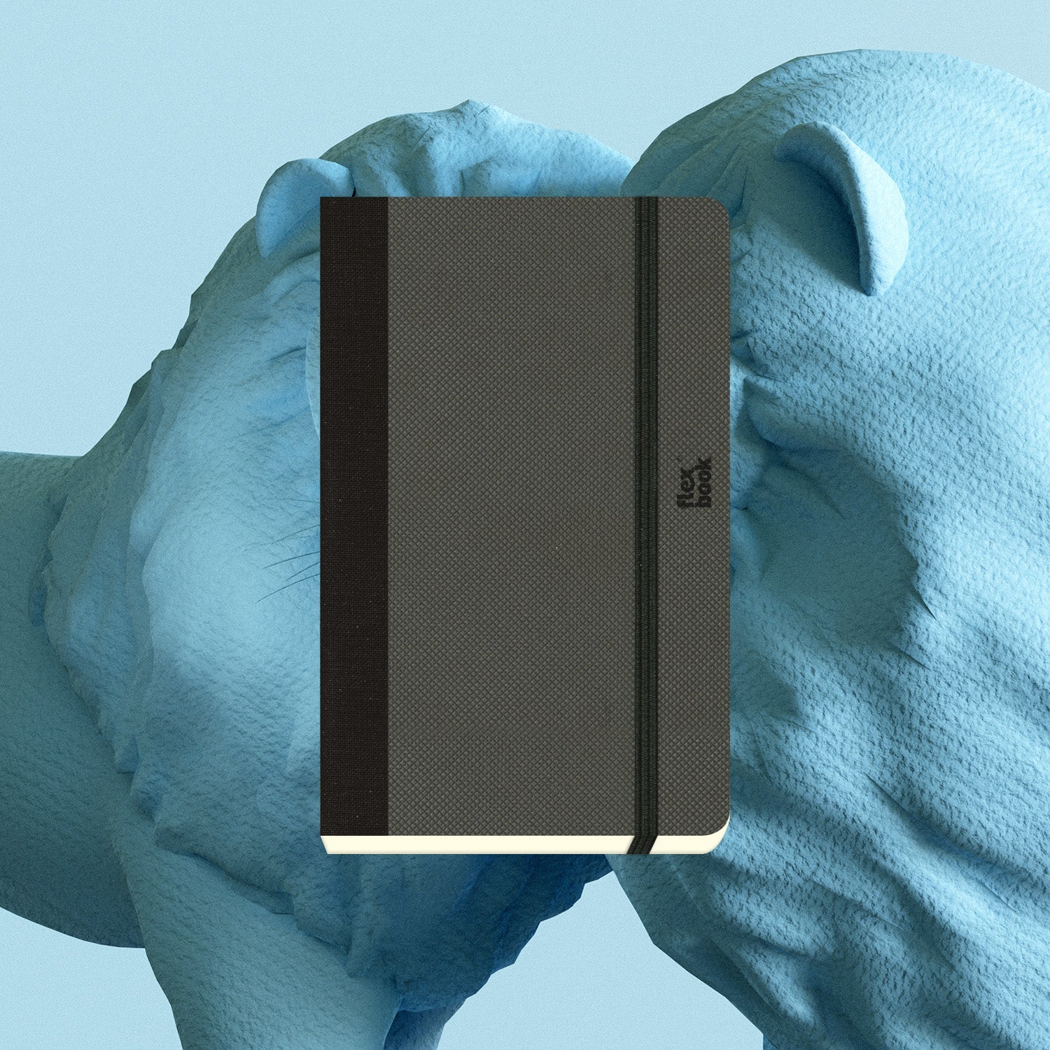 Flexbook | Ruled | Pocket A6 Size Notebook | Off Black | Adventure Series