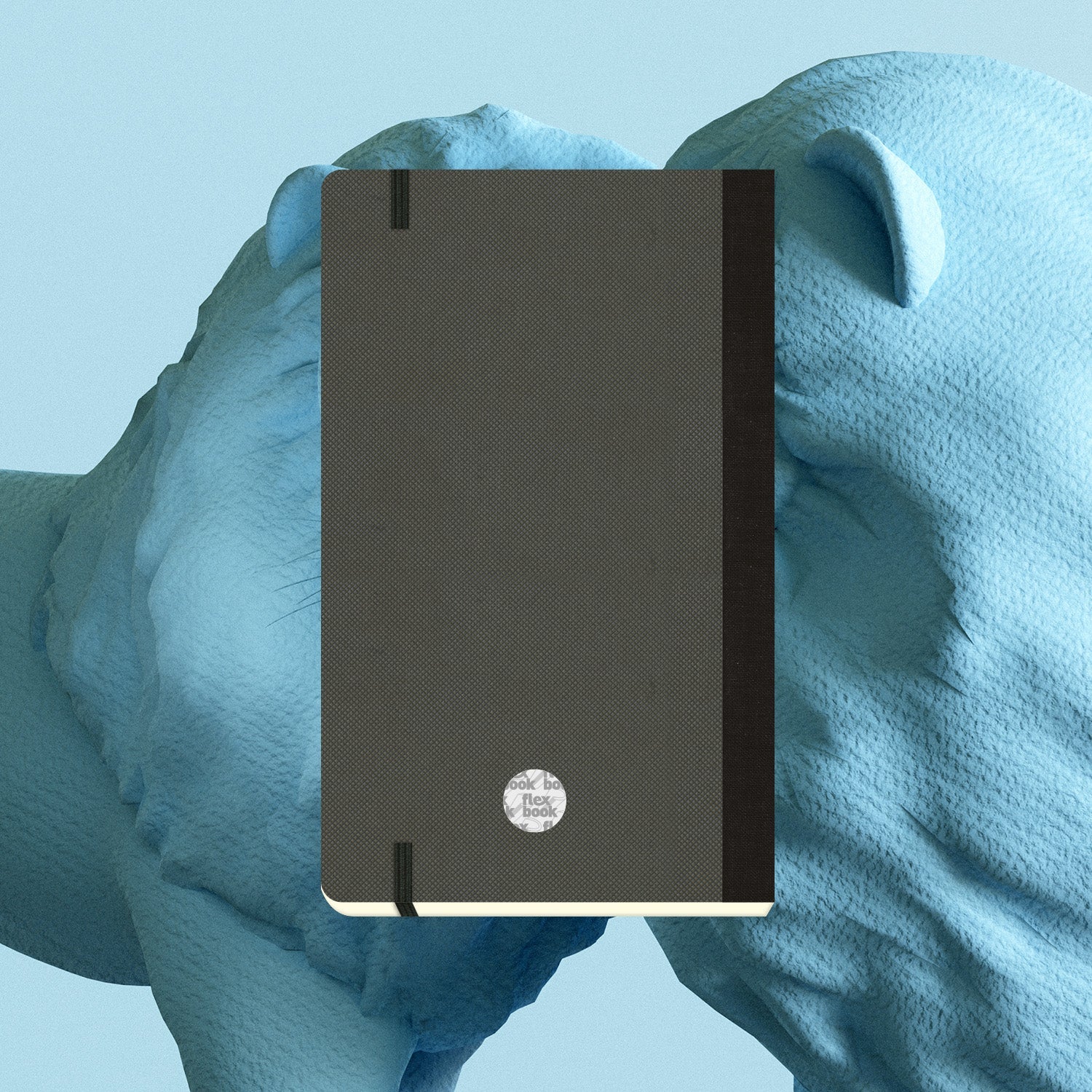 Flexbook | Dotted | Medium A5 Size Notebook | Off Black | Adventure Series