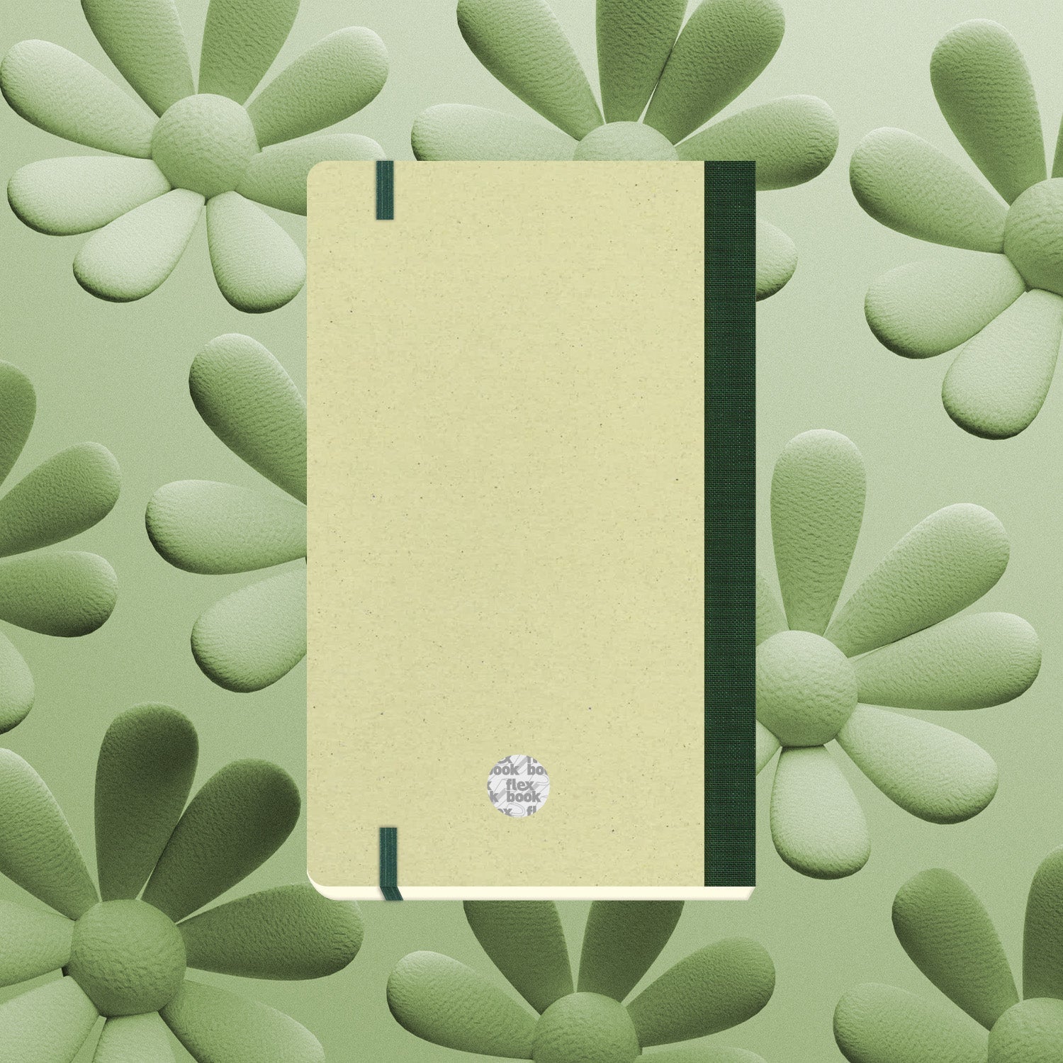 Flexbook | Ruled | Medium A5 Size Notebook | Kiwi | Ecosmiles Eco Series