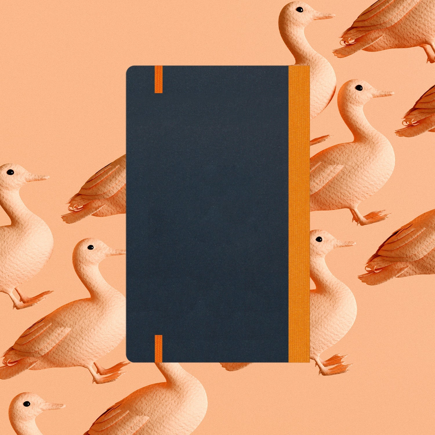 Flexbook | Plain | Medium A5 Size Notebook | Orange | Flex Global