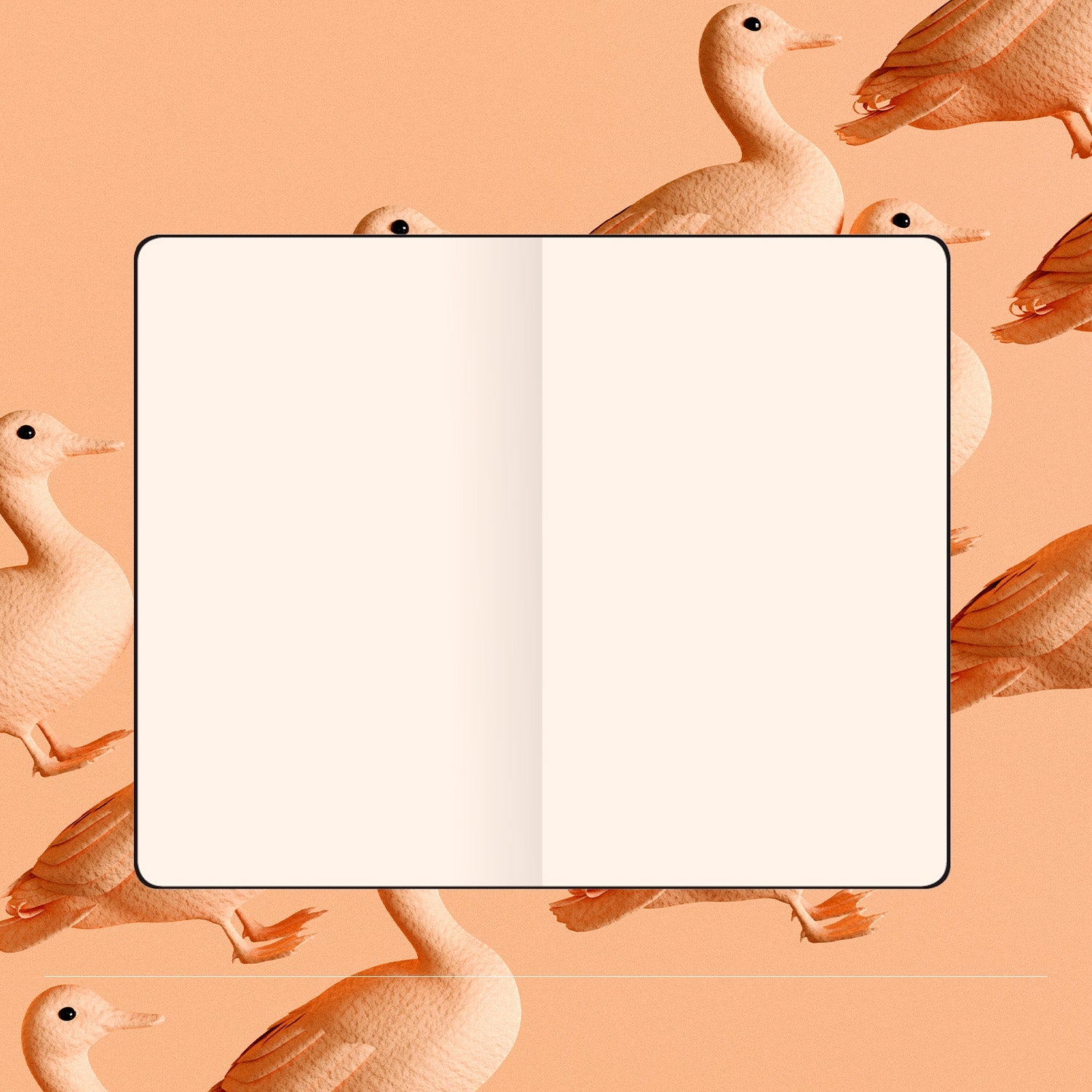 Flexbook | Blank | Medium A5 Size Sketchbook | Orange | Flex Global Sketchbook