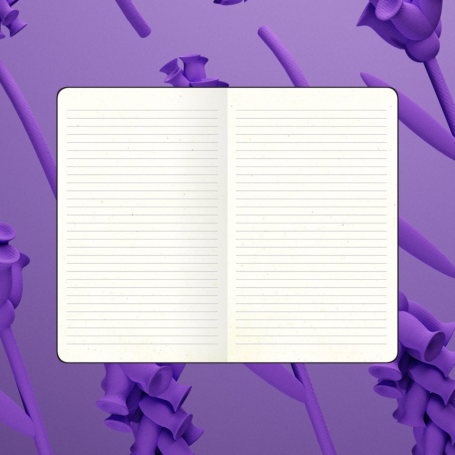 Flexbook | Ruled | Medium A5 Size Notebook | Lavender | Ecosmiles Eco Series