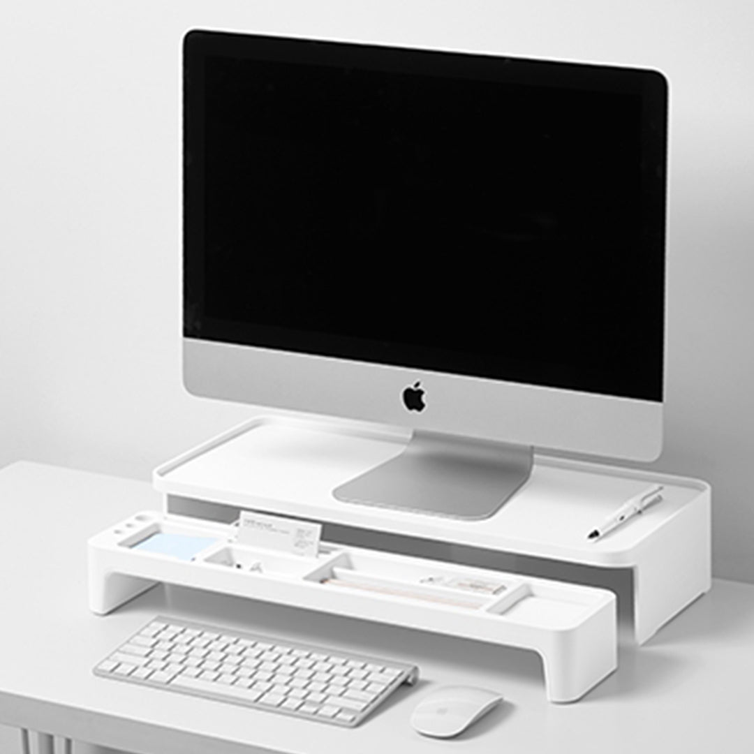 Litem | Monitor Stand | White