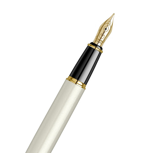 Scrikss | Noble 35 | Fountain Pen | Ivory-GT  Medium
