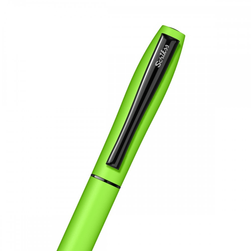 Scrikss Carnival Rollerball Pen - Matte Neon Green