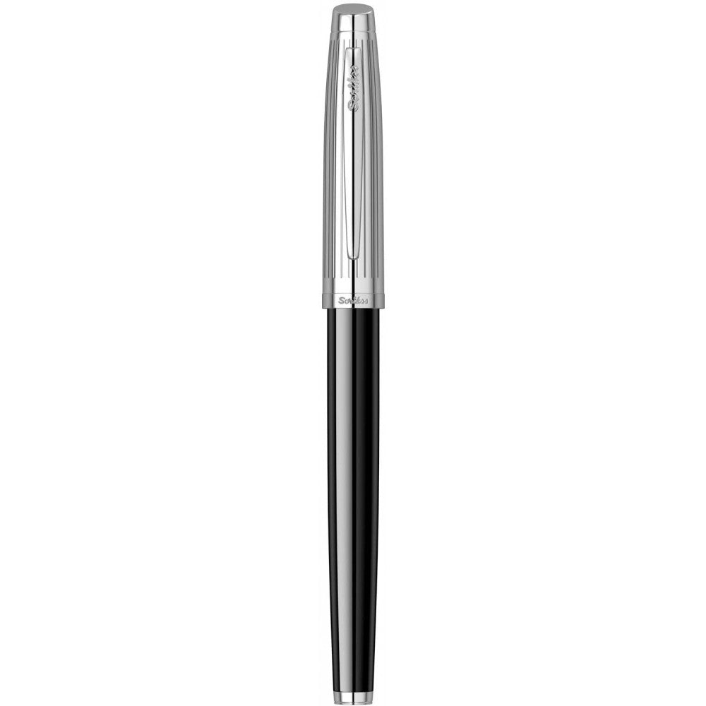 Scrikss Oscar 39 Rollerball Pen | Black Chrome CT