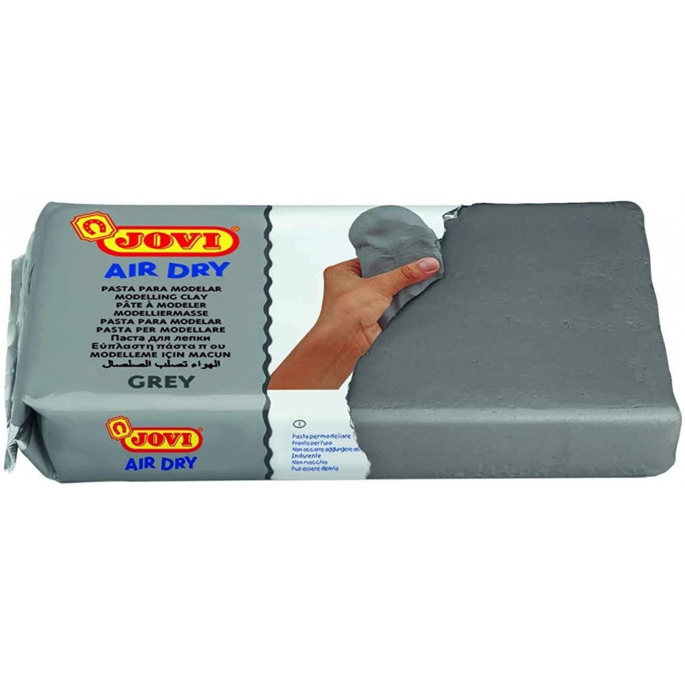 Jovi | European Air-Dry | Modelling Clay | Grey | 2 Packet | 250 Grams Each