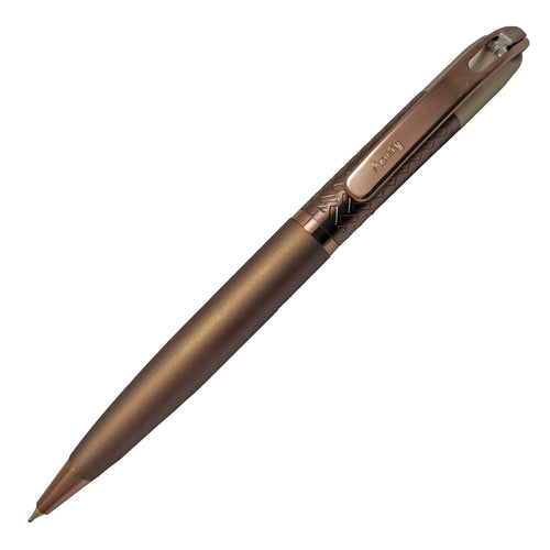 Acuity Coffee-Scented Blue Ink Ball Point Pen | Dark Brown Finish Metal Body with Glossy Clip | Coffee Fragrance Smell Ink | Perfect for Personal Use & Gift Idea | It Comes in a Pouch | 30045