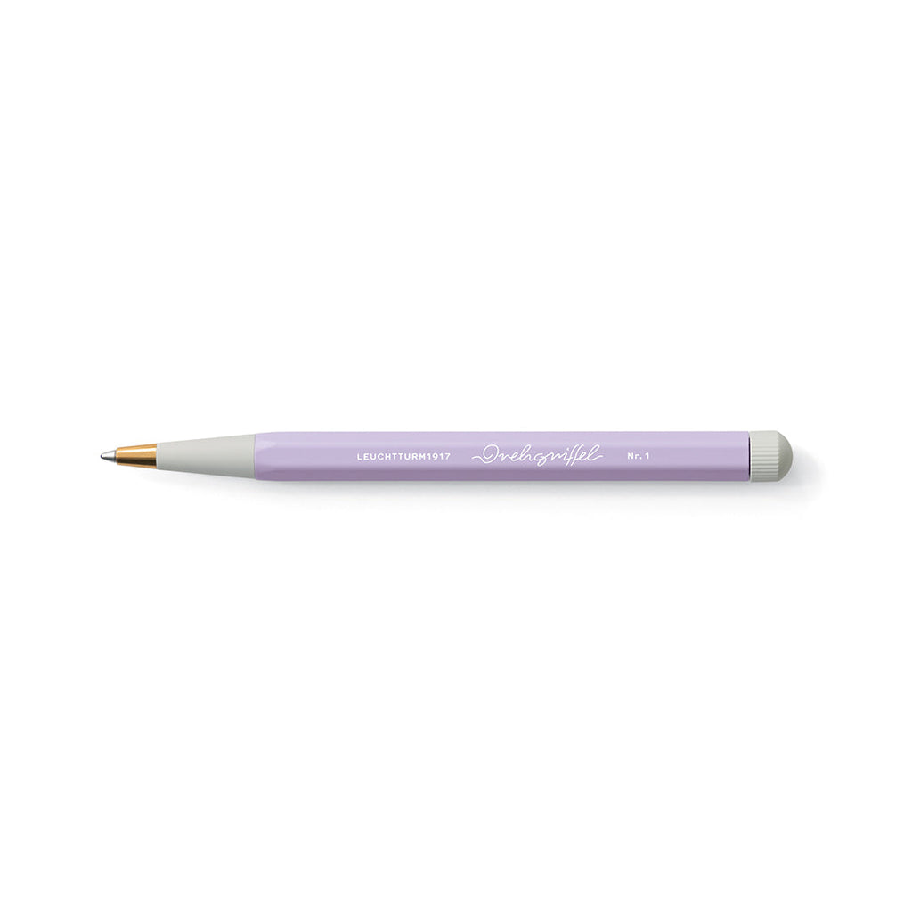 LEUCHTTURM1917 Ball Point Pen with Royal Blue Ink | Drehgriffel No. 1 | Lilac | Twist Mechanism