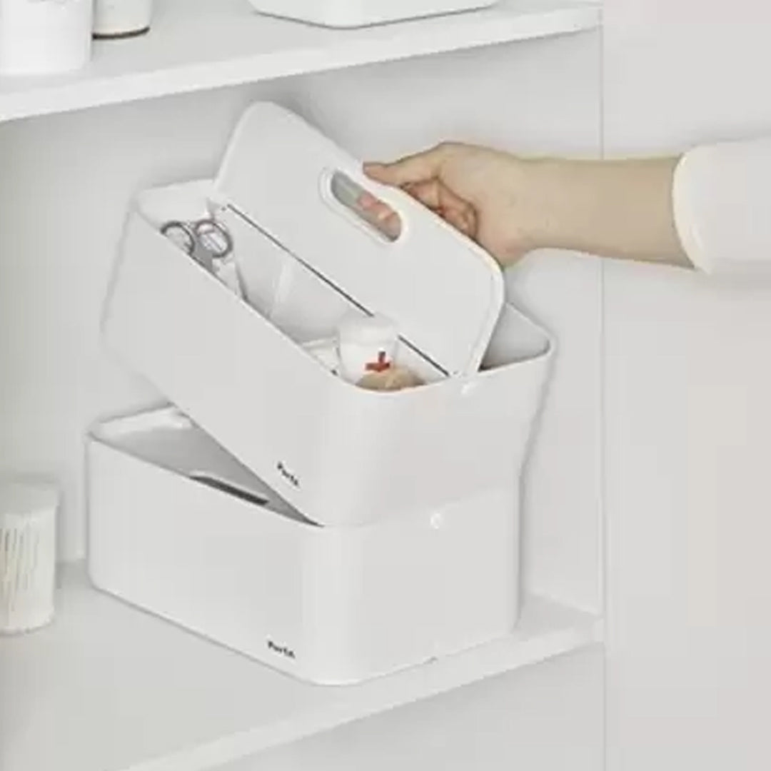 Litem | Porta Fold | Storage Box | Non Transparent | white