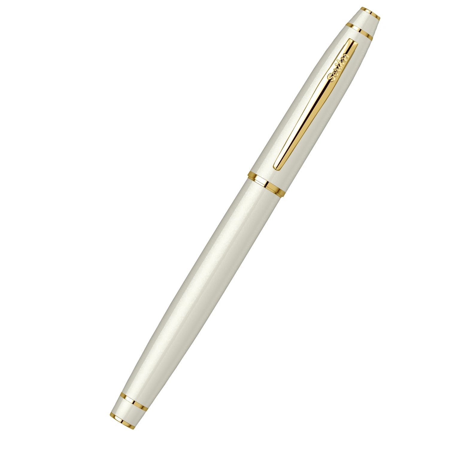 Scrikss | Noble 35 | Fountain Pen | Ivory-GT  Medium