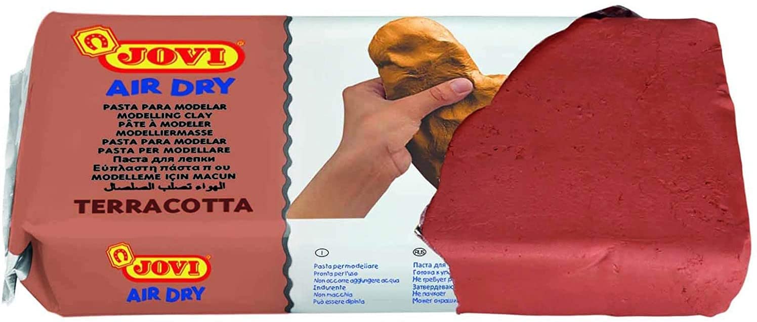 Jovi | European Air-Dry | Modelling Terracotta Clay | Brown | 2 Packet | 250 Grams Each