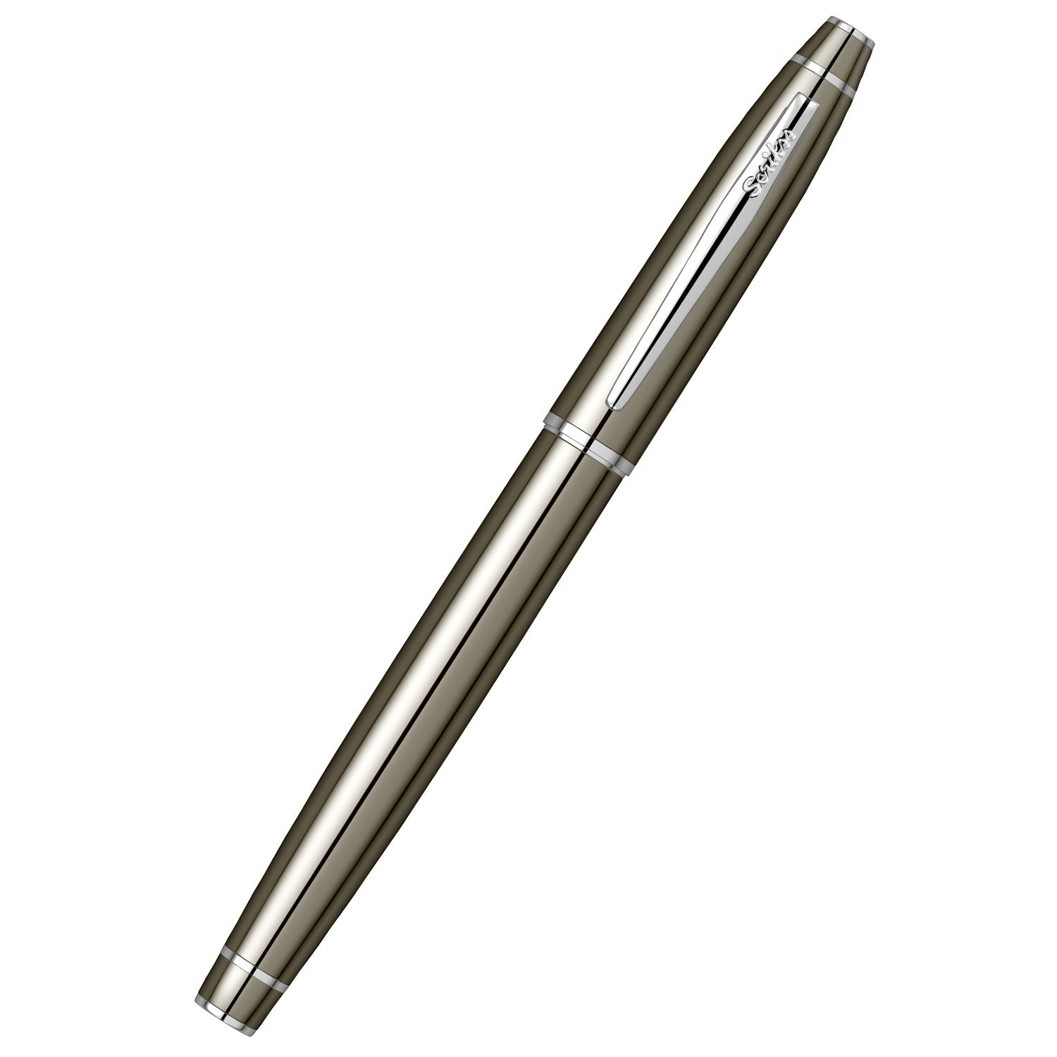 Scrikss Noble 35 Medium nib Fountain Pen - Titanium CT