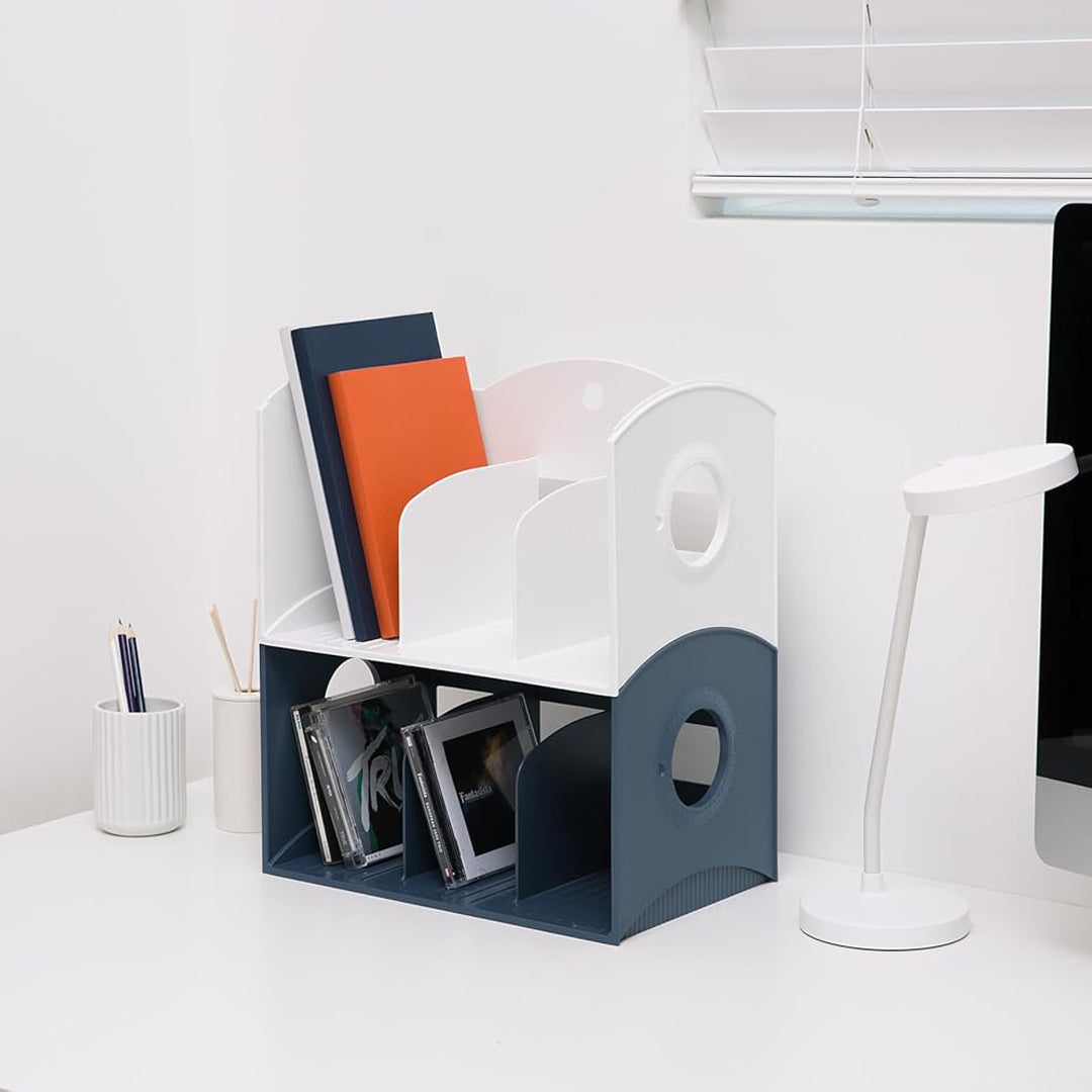 Litem Multi Book Shelf | 3 Tiers | Navy