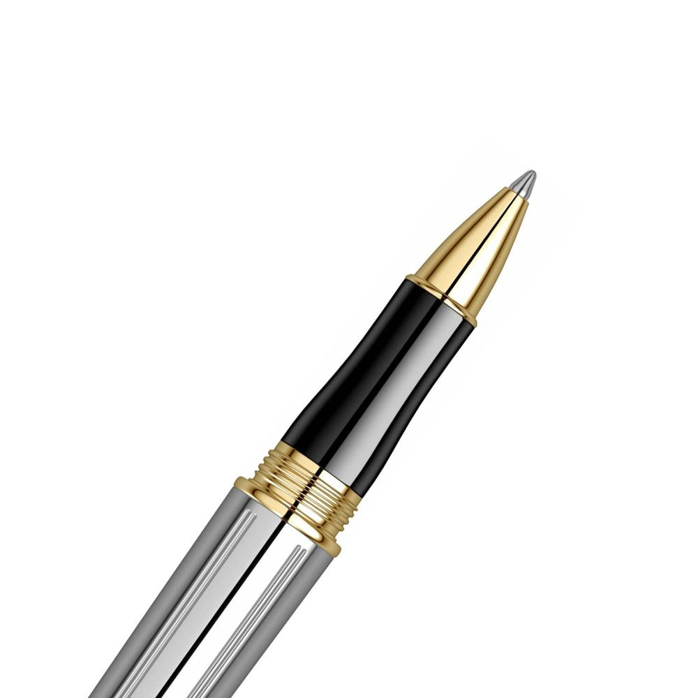 Scrikss | Heritage | Roller Ball Pen | Gold Chrome | 1.0mm