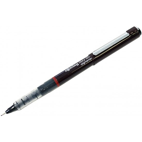 Rotring | Tikky | Graphic Fineliner | Black Pigmented Lightfast | Pack of 12pieces | 0.1mm
