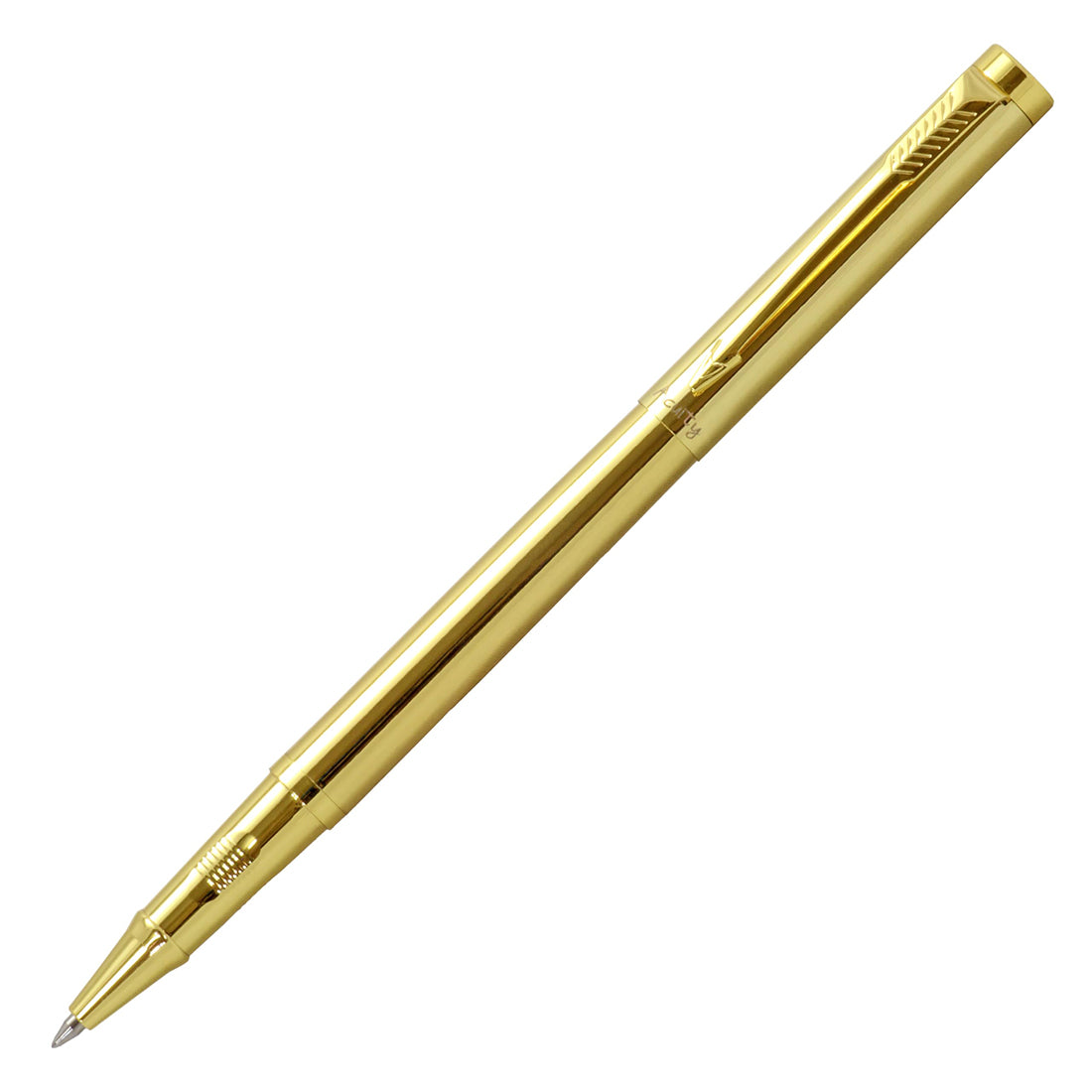 Acuity Roller Gel Pen - Metal Body with Glossy Gold Finish - Comes with a Pen Pouch - Ink Colour Blue - 40003