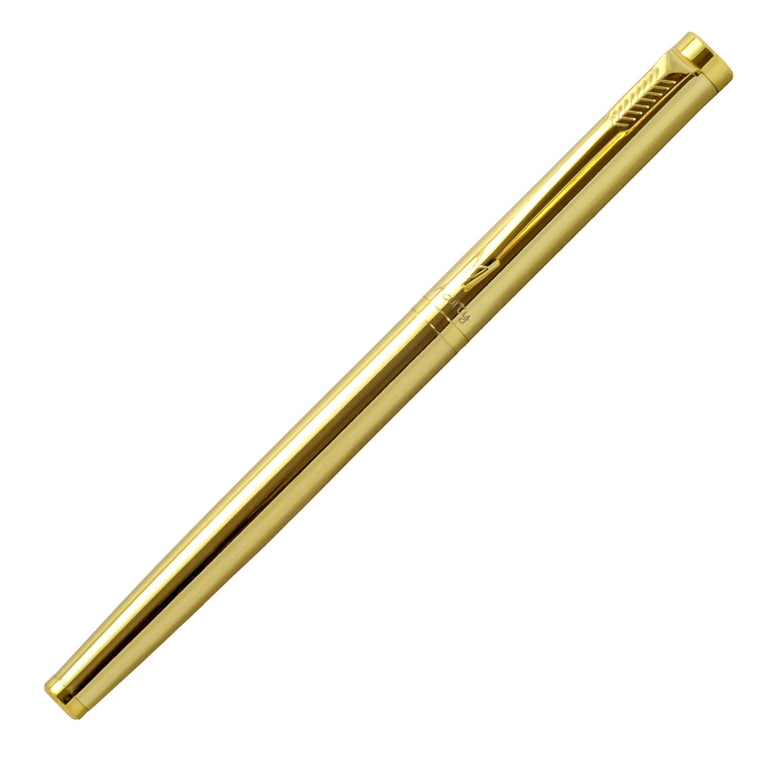 Acuity Roller Gel Pen - Metal Body with Glossy Gold Finish - Comes with a Pen Pouch - Ink Colour Blue - 40003