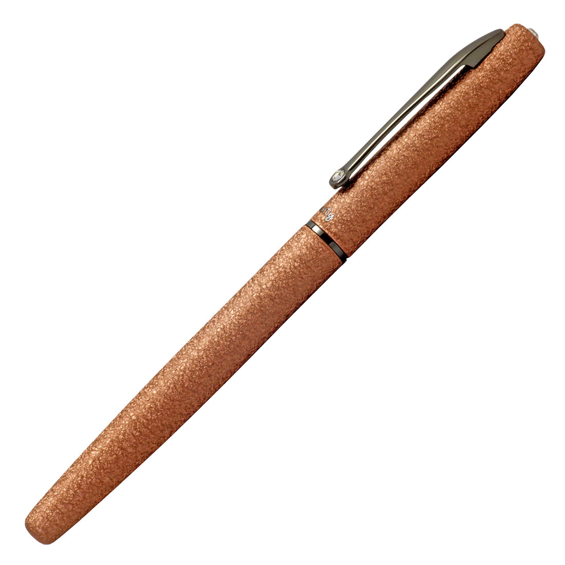 Acuity Roller Gel Pen - Metal Body with Fine Textured Bronze Finish - Comes with a Pen Pouch - Ink Colour Blue - 40005