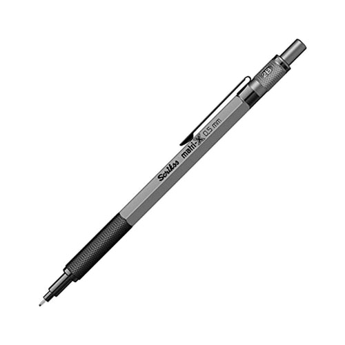 Scrikss Matri-X 0.5mm Mechanical Pencil - Matt Grey