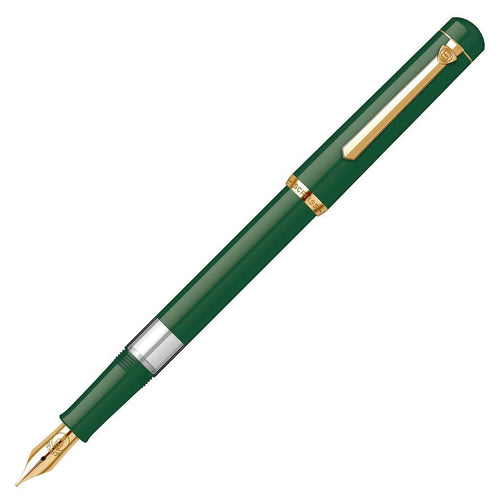 Scrikss| 419 Piston Filler|Fountain Pen|Dark Green GT