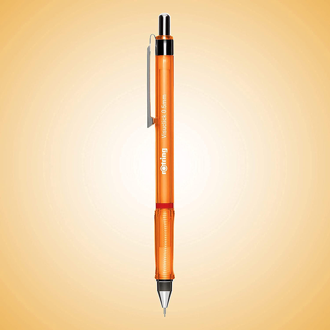 Rotring Visuclick 0.5mm Mechanical Pencils, 2B Lead, Pink & Orange Barrel - Total 2 Pieces