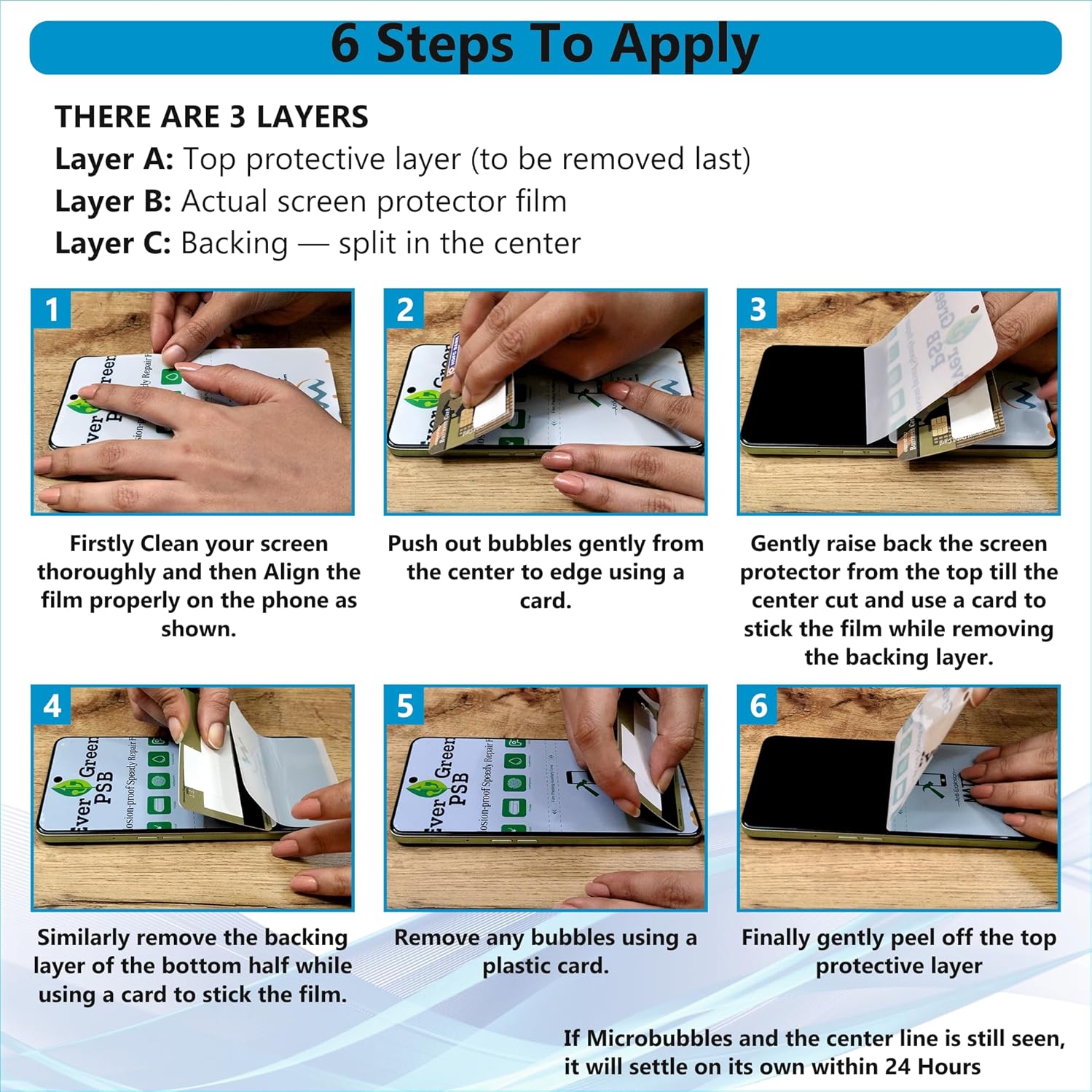 Acuity Premium Hydrogel Screen Protector Film (Not Glass) for Mobile Phone – 0.18mm Ultra-Thin, Clear Finish, Anti-Fingerprint, Smooth Touch, Scratch Resistant, Case Friendly