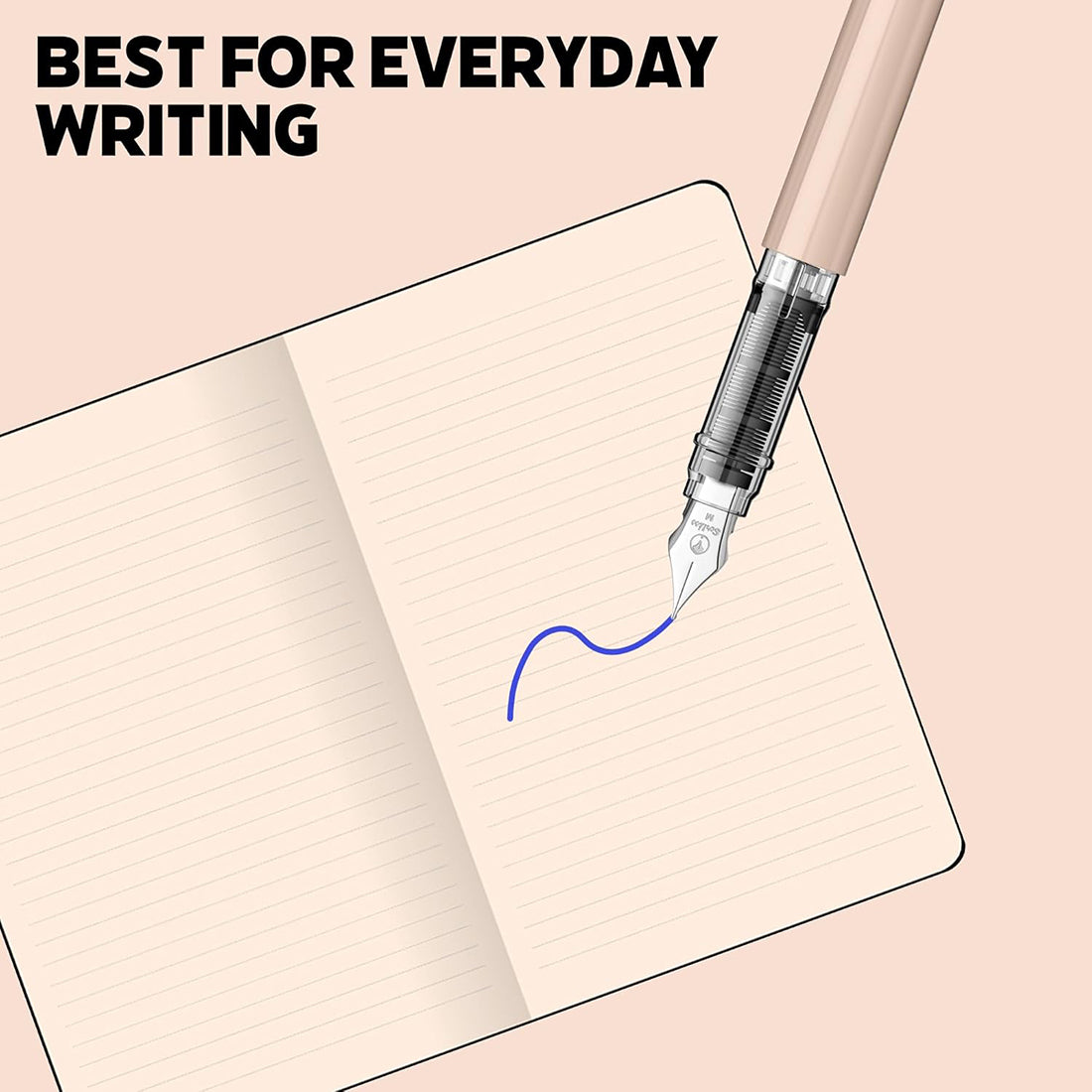 Scrikss | Primeo | Fountain Pen | Latte | Medium Nib