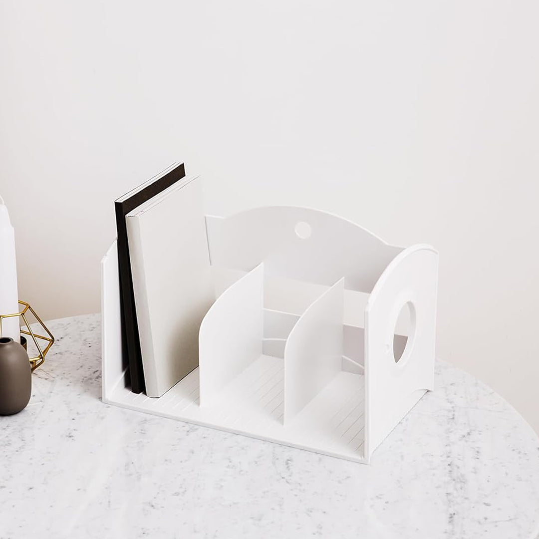 Litem Multi Book Shelf | 3 Tiers | White