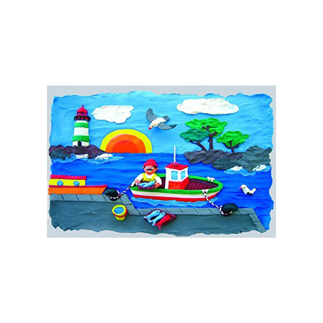 Jovi Plastilina Multicolour Non-Drying Non-Toxic Modelling Clay for Art & Craft Pack of 30 Bars 50gms Each (15 Colour 2 Each) Fine Motor Skills, Moulding, Pottery Sculpting Project Work with Dough