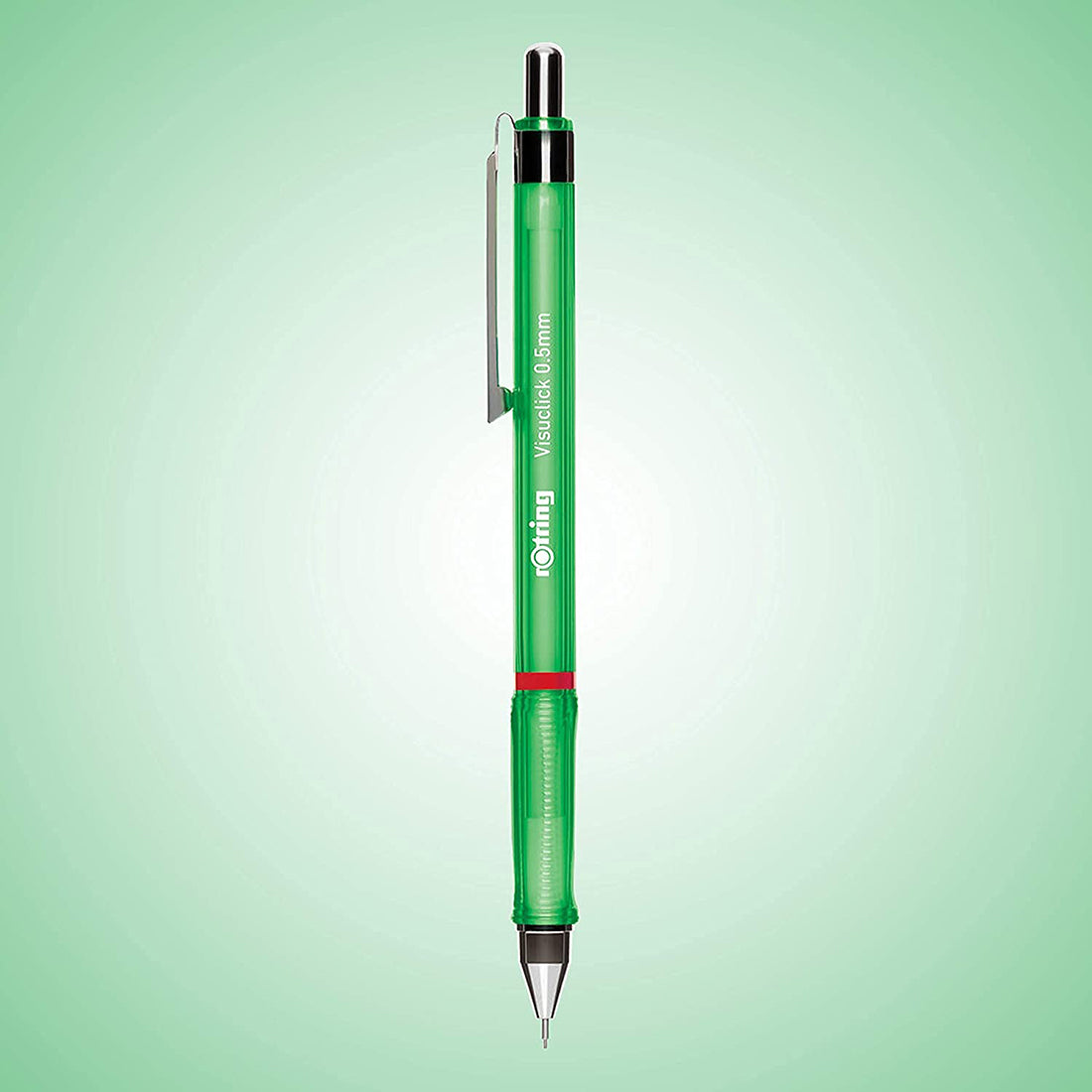 Rotring Visuclick 0.5mm Mechanical Pencils, 2B Lead, Orange & Green Barrel - Total 2 Pieces