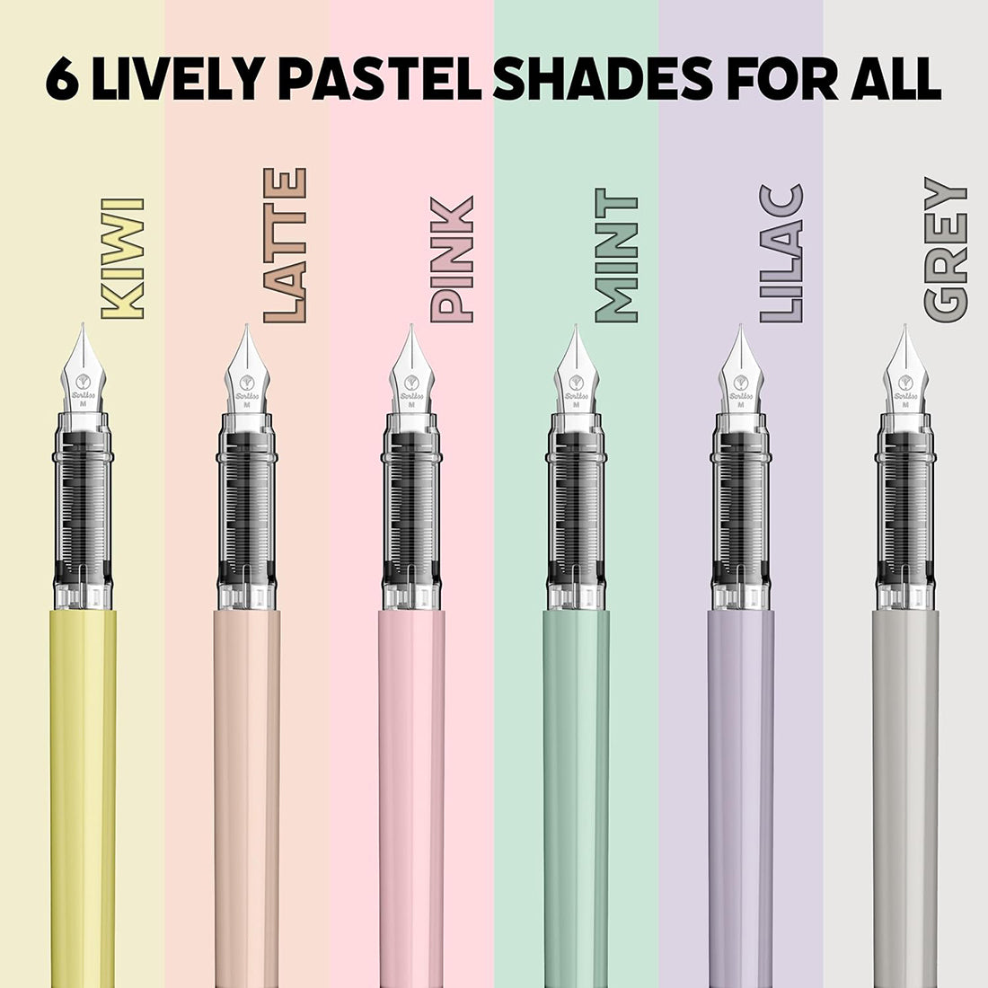 Scrikss | Primeo | Fountain Pen | Kiwi | Medium Nib