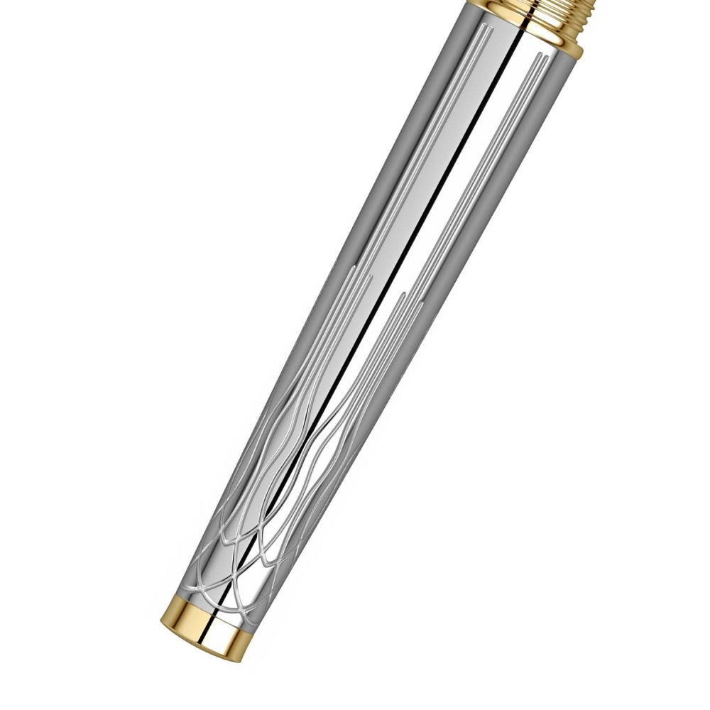 Scrikss | Heritage | Roller Ball Pen | Gold Chrome | 1.0mm