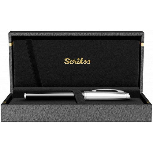 Scrikss Oscar 39 Rollerball Pen | Black Chrome CT