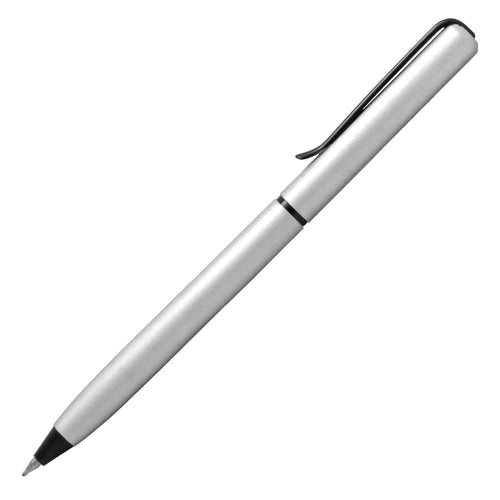 Acuity Ball Point Pen with Silver Finish Metal Body & Black Clip - It Comes in a Pen Pouch - Ink Colour Blue - 50014