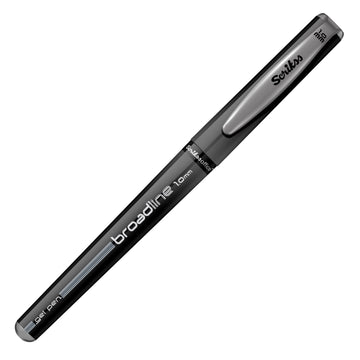 Scrikss Broadline 1mm Rollerball Pen - Black (12 PCS)