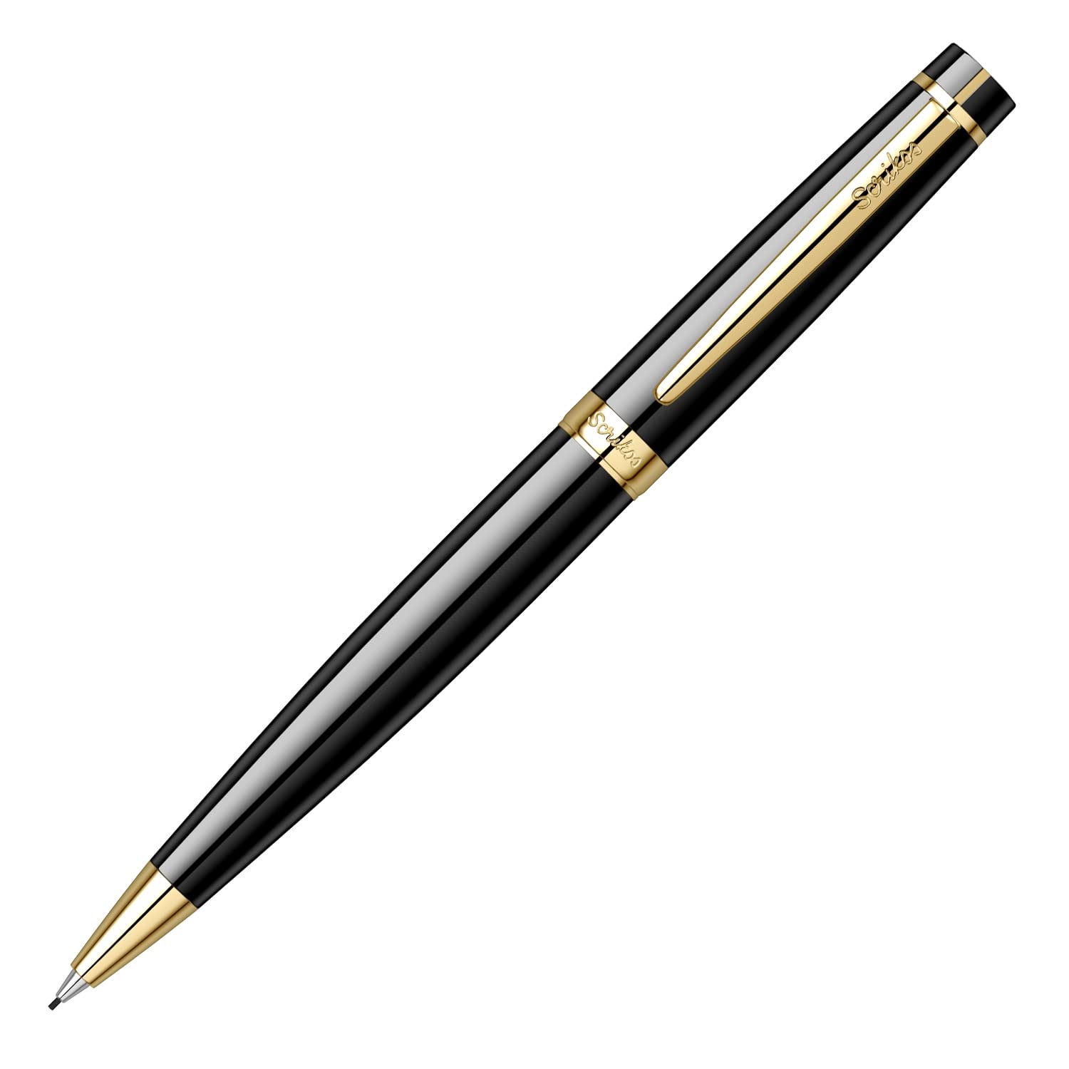 Scrikss | Honour38 | Mechanical Pencil | Glossy Black GT-0.7mm