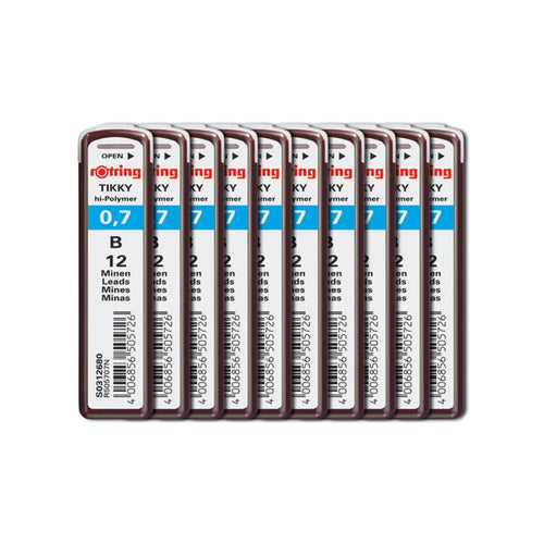 Rotring | Tikky | 0.7MM | B Replacement Leads | Pack of 10