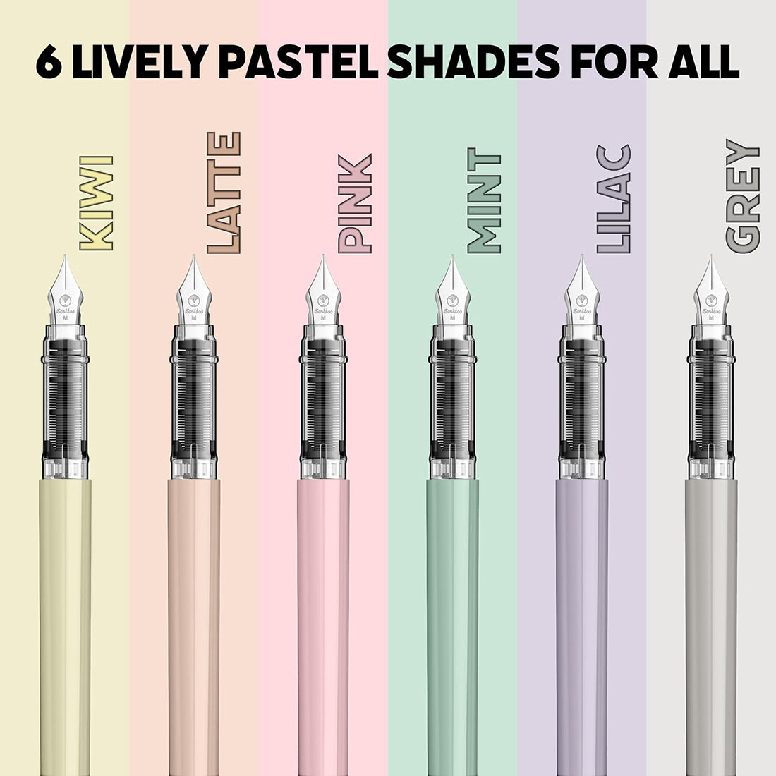 Scrikss | Primeo | Fountain Pen | Latte | Medium Nib