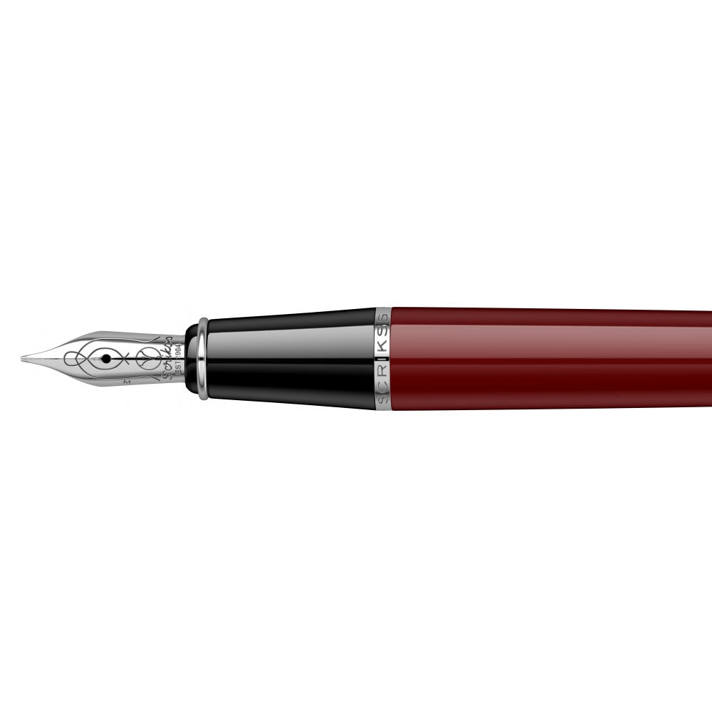 Scrikss | Vintage 33 | Fountain Pen | Burgundy CT -Medium