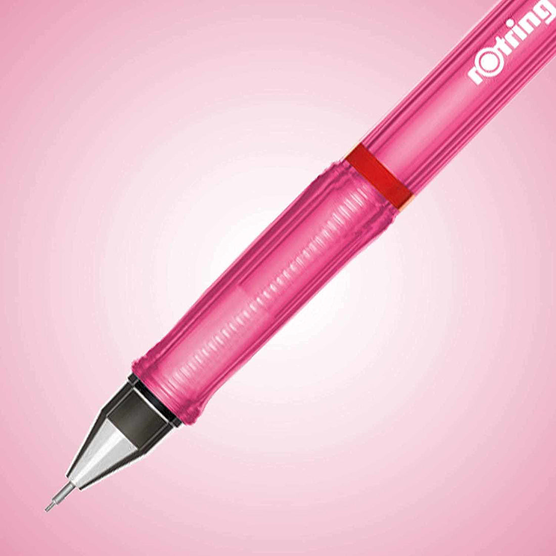 Rotring Visuclick 0.5mm Mechanical Pencils, 2B Lead, Pink & Orange Barrel - Total 2 Pieces