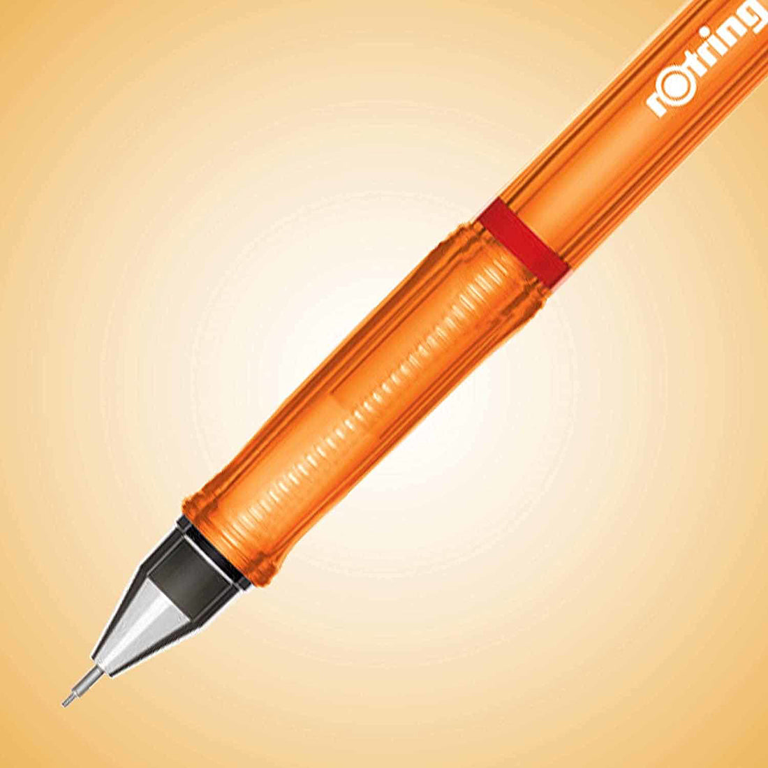 Rotring Visuclick 0.5mm Mechanical Pencils, 2B Lead, Orange & Green Barrel - Total 2 Pieces