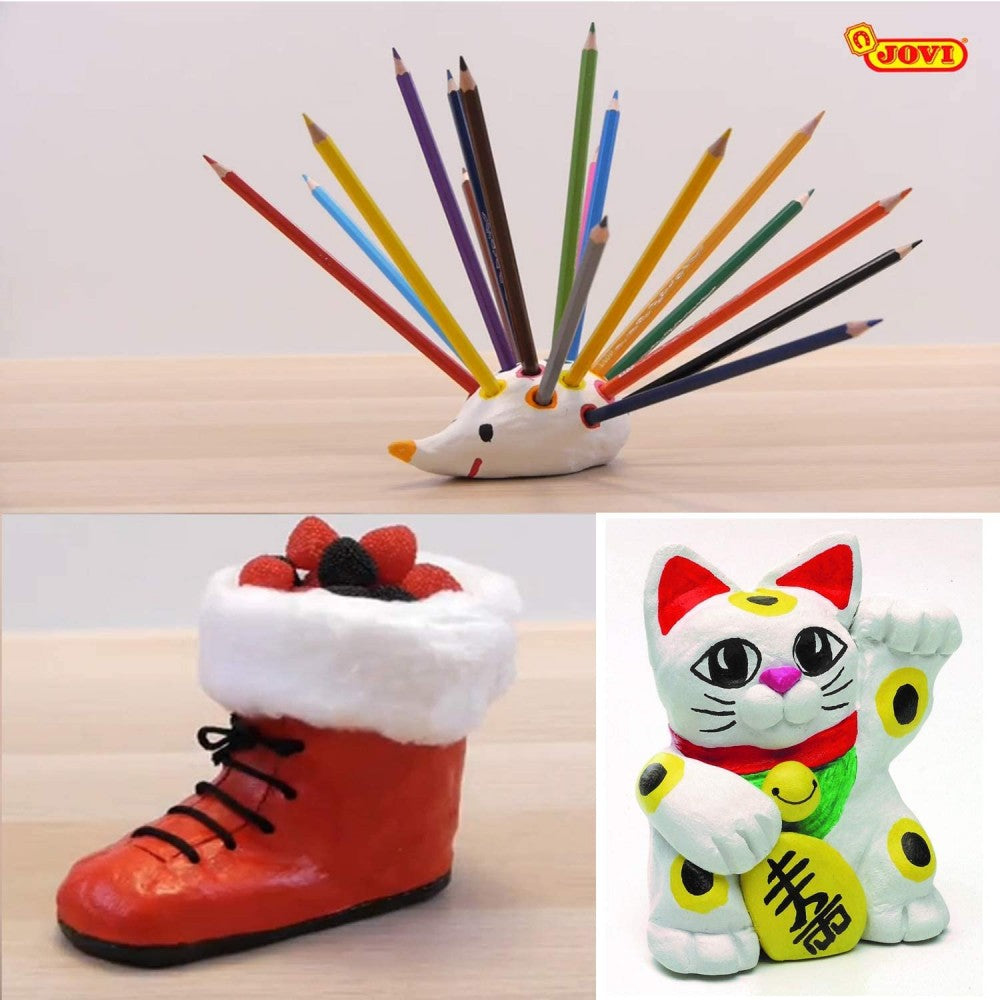 Jovi | European Air-Dry | Modelling Clay | White | 2 Packet | 250 Grams Each