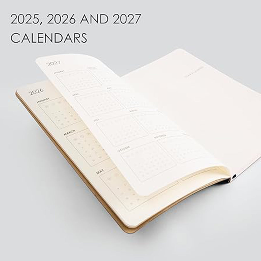 myPAPERCLIP 2026 Daily Planner M1 | Medium Size | AmethystSoft Cover | 384 Pages, 80 GSM | Amethyst