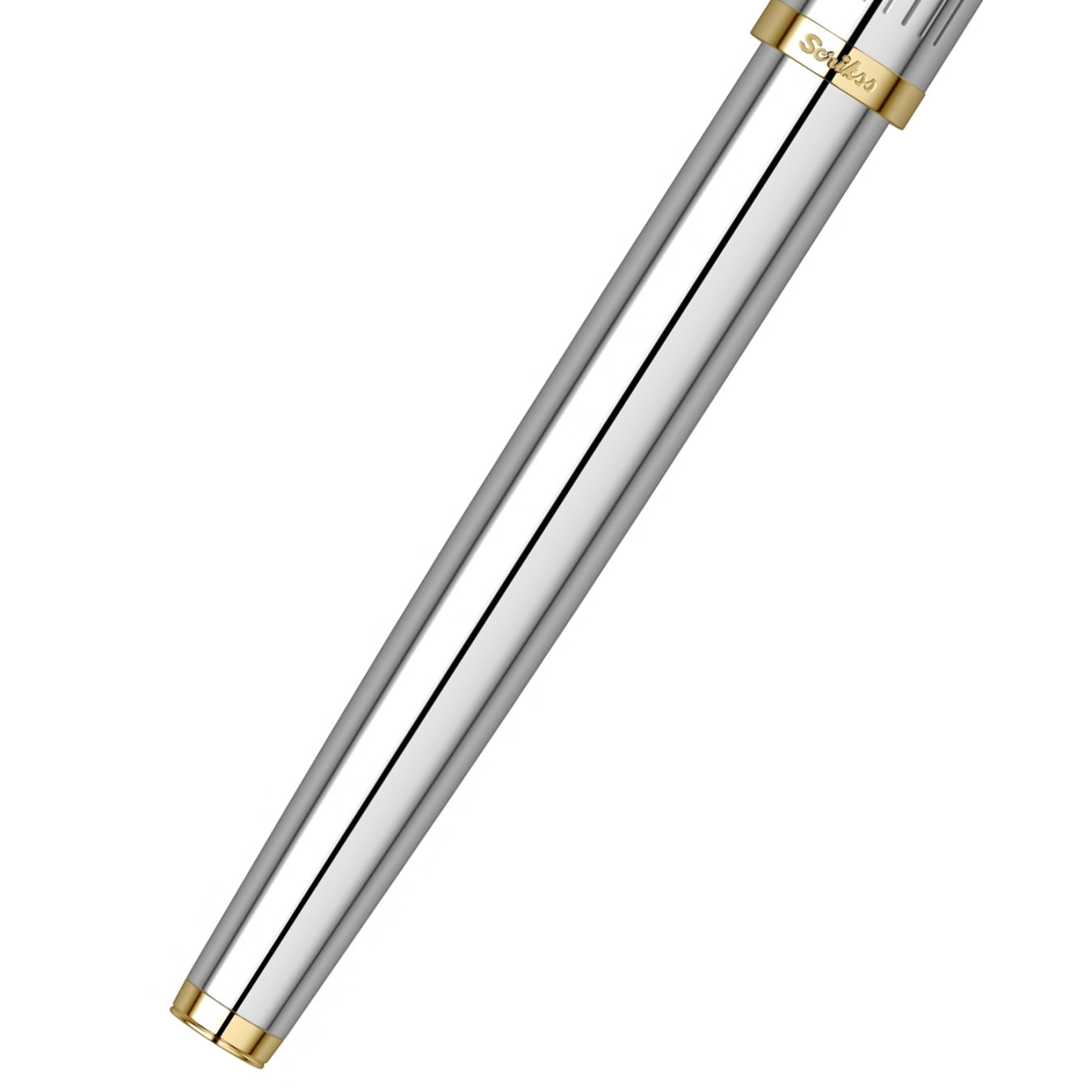 Scrikss Oscar 39 Medium nib Fountain Pen - Chrome GT