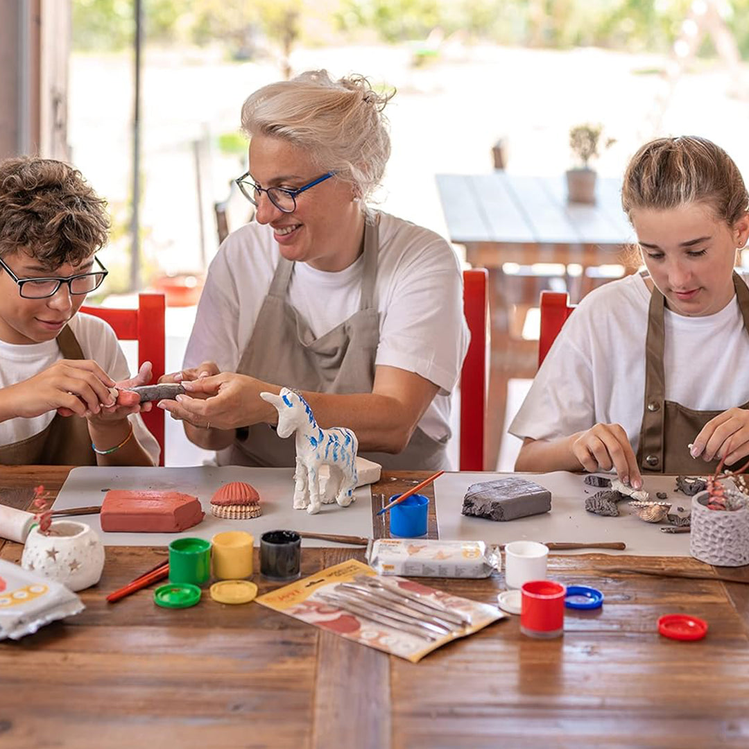 Jovi | Air Dry | Modeling Clay Kit | Set of 4 | White Color | (P86/4)