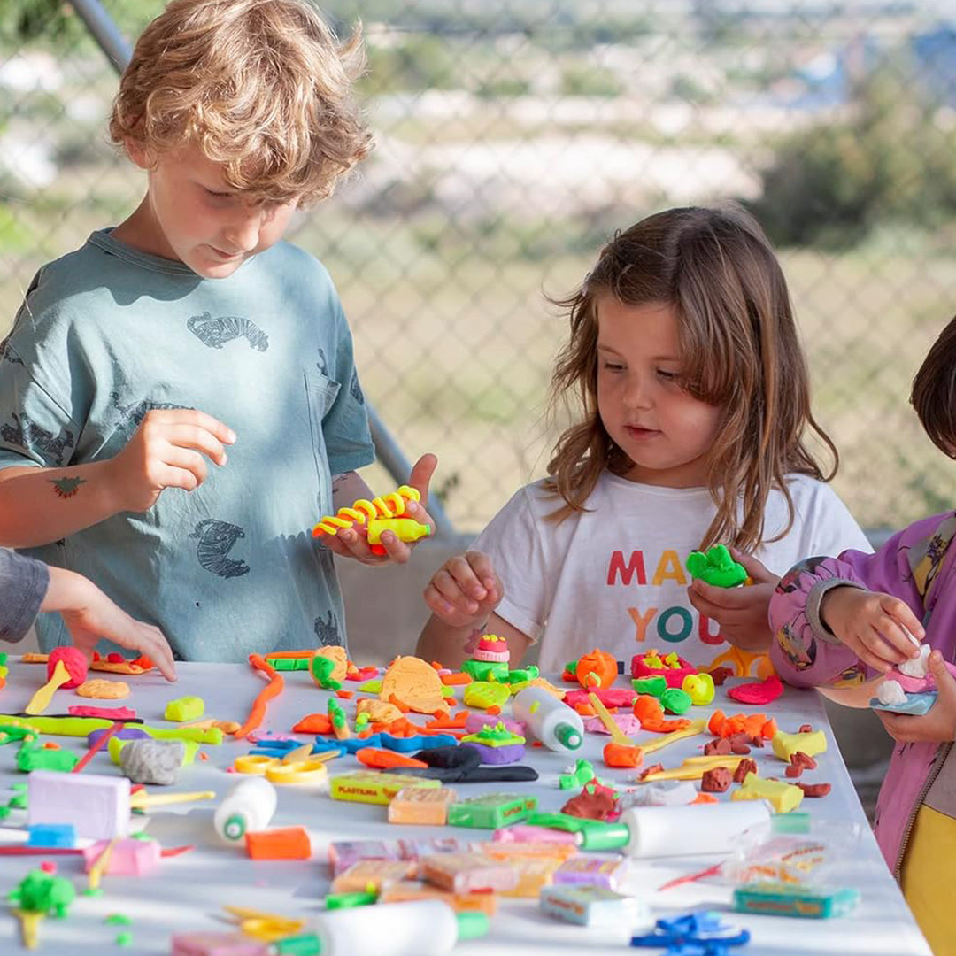 Jovi | Modeling Clay | Neon Colors | 0.50 Oz | Bars | Set of 6 | Arts and Craft