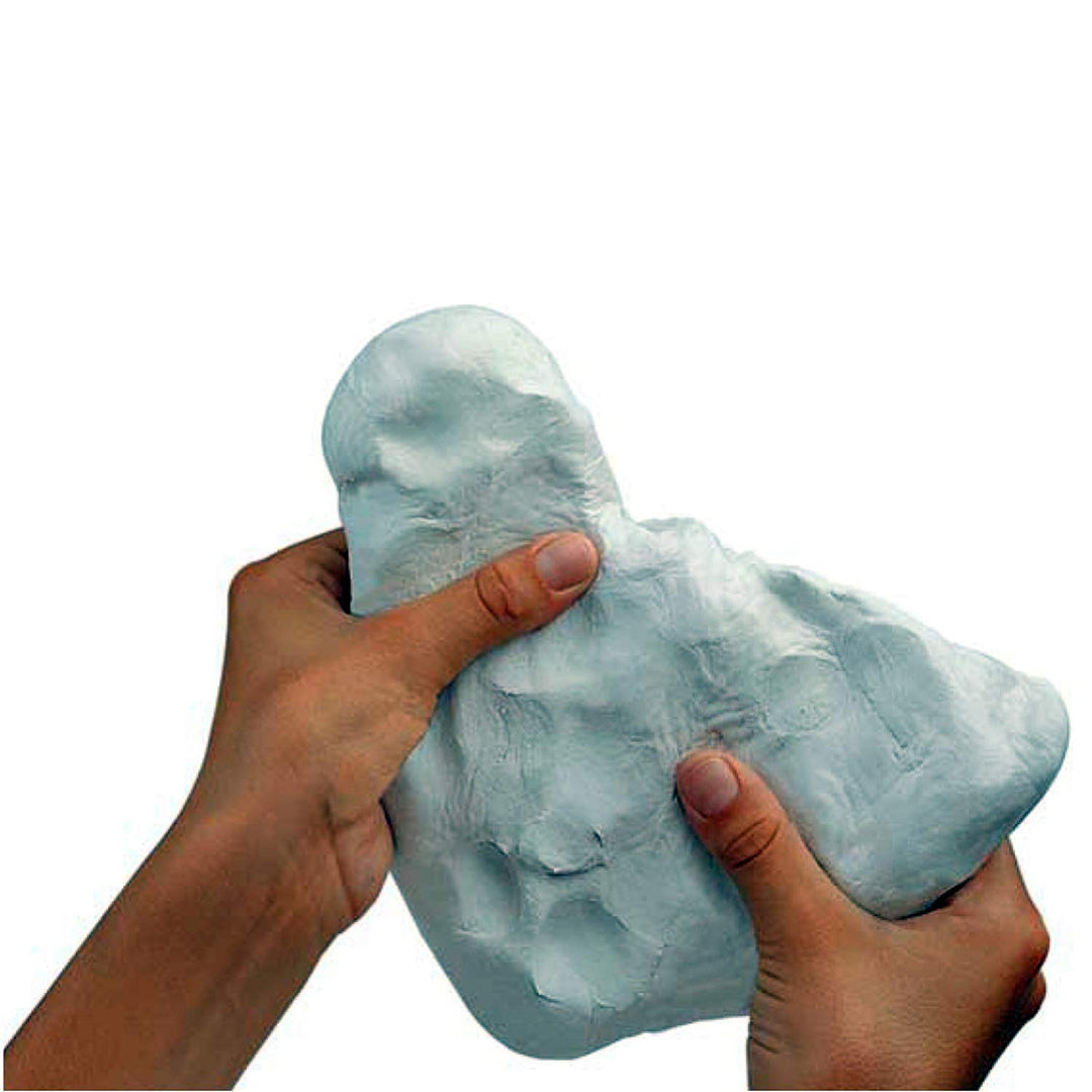 Jovi European Air-Dry Modeling Pure White Clay 2 Packets - Each Pack of 500 Grams for Sculpting Pottery Art & Craft Handicraft Educational Purpose Fine Motor Skills