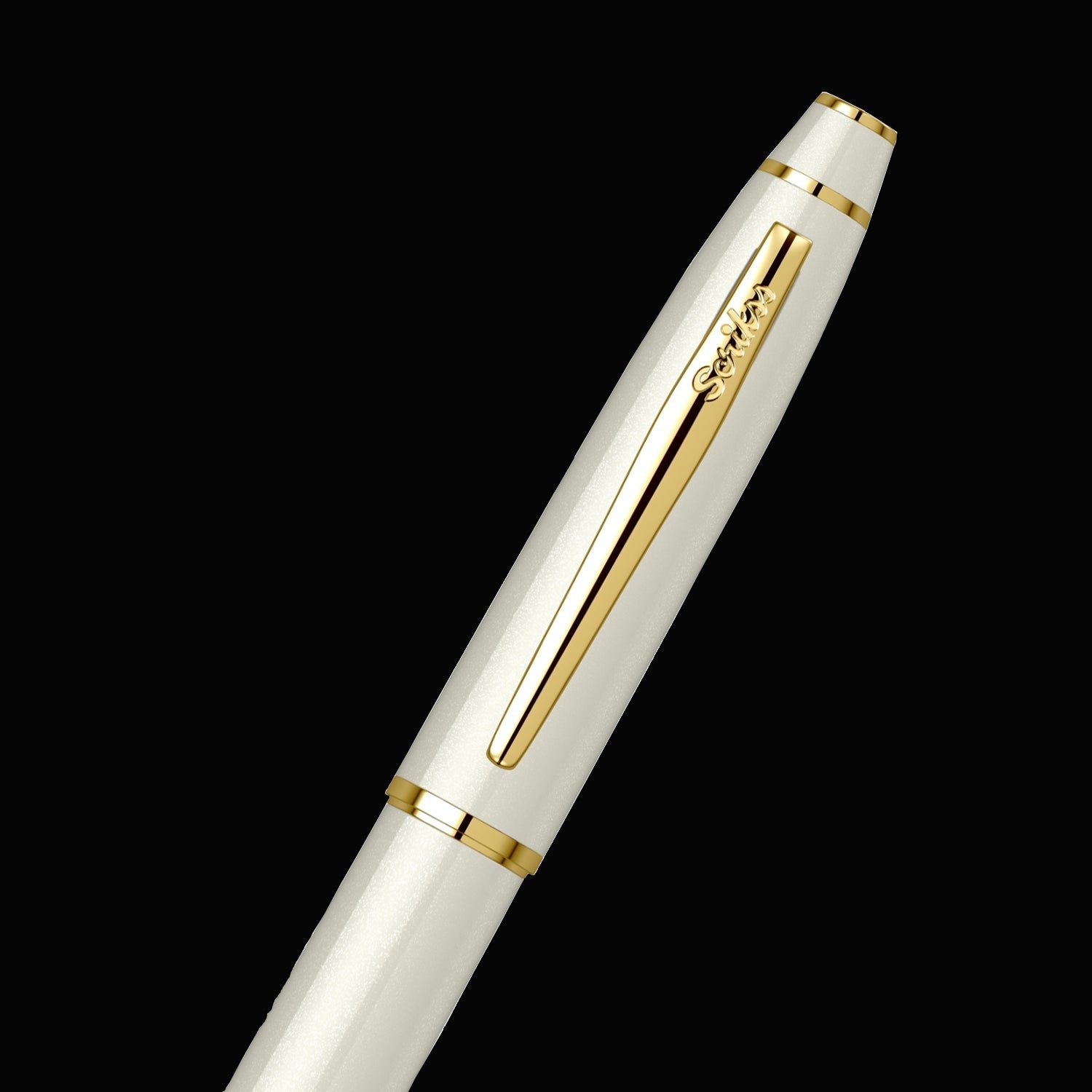 Scrikss | Noble 35 | Fountain Pen | Ivory-GT  Medium