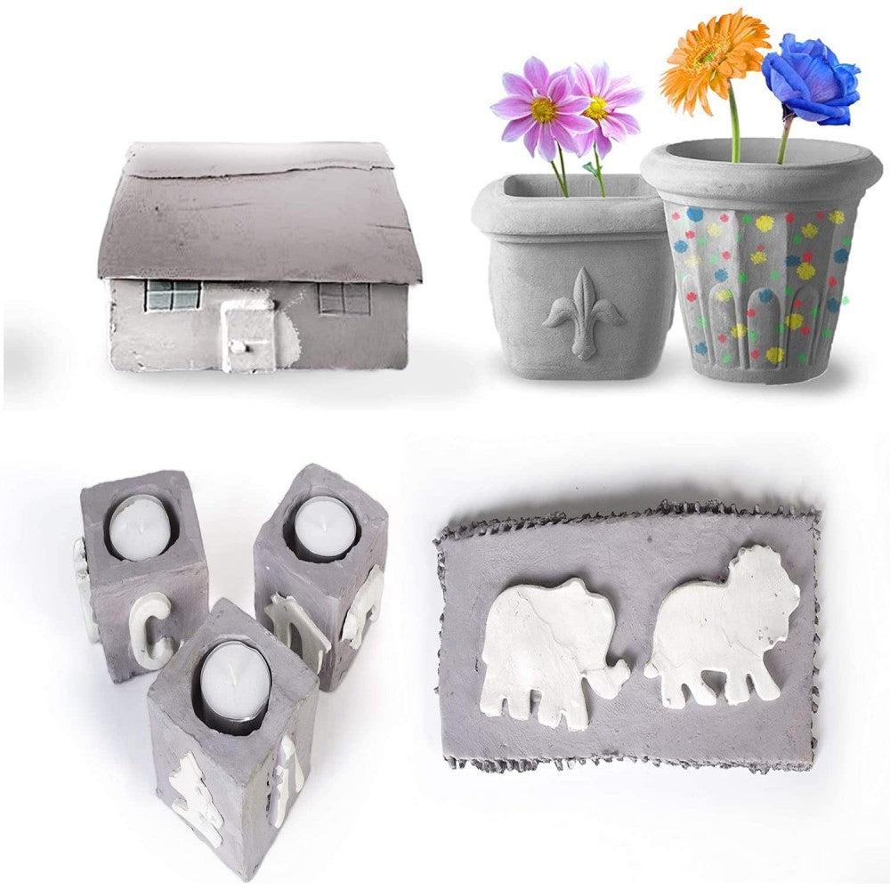 Jovi | European Air-Dry | Modelling Clay | Grey | 2 Packet | 250 Grams Each